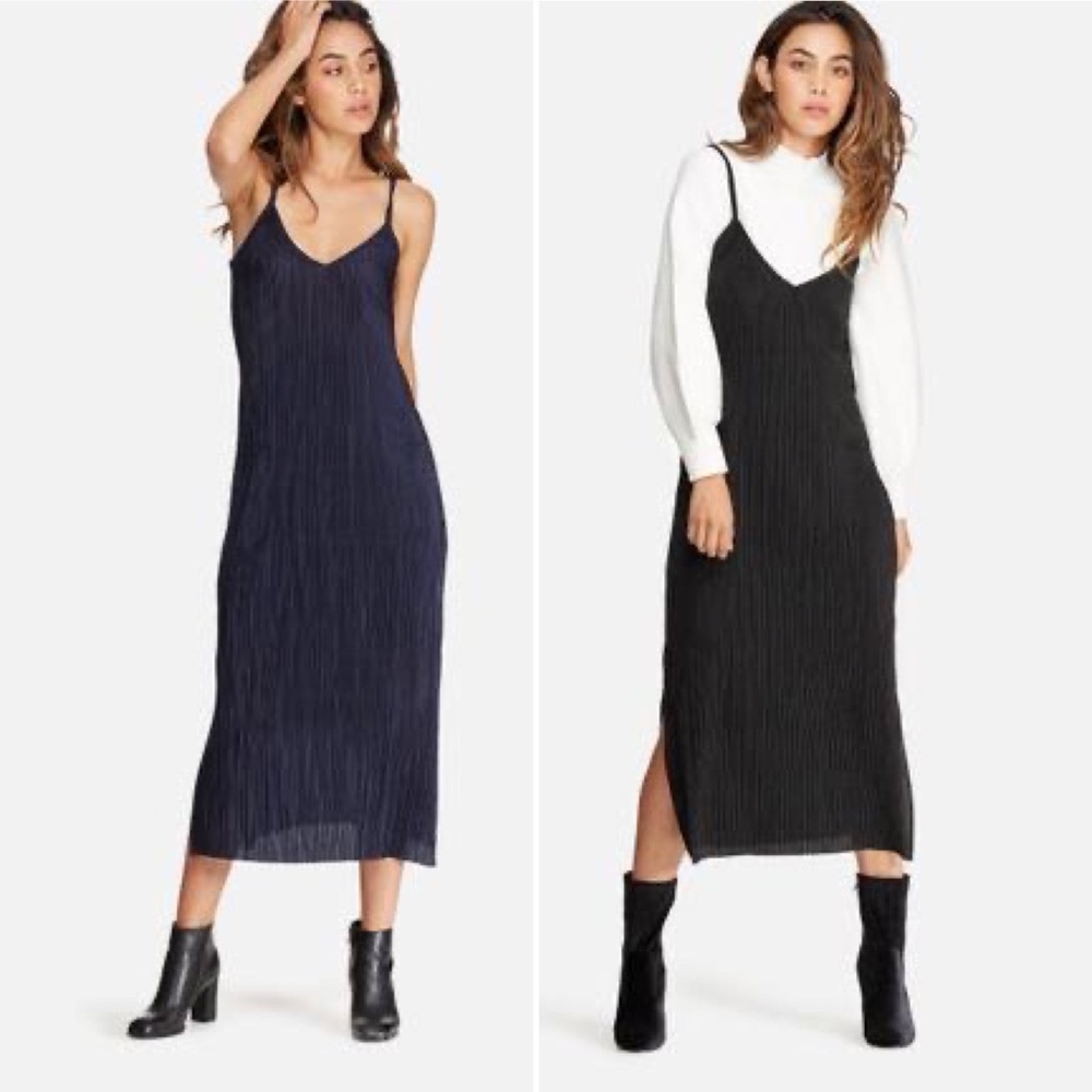 7 For All Mankind Ribbed Midi Tank Sweater Dress